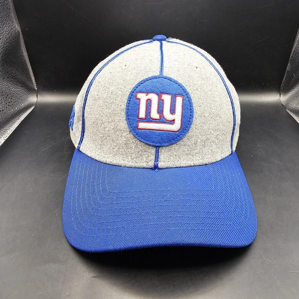 New York Giants Hat Cap New Era 39Thirty M/L Gray Blue 1925‎ Embroidered